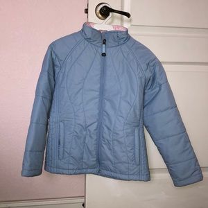 Girls LL Bean Blue Puffer